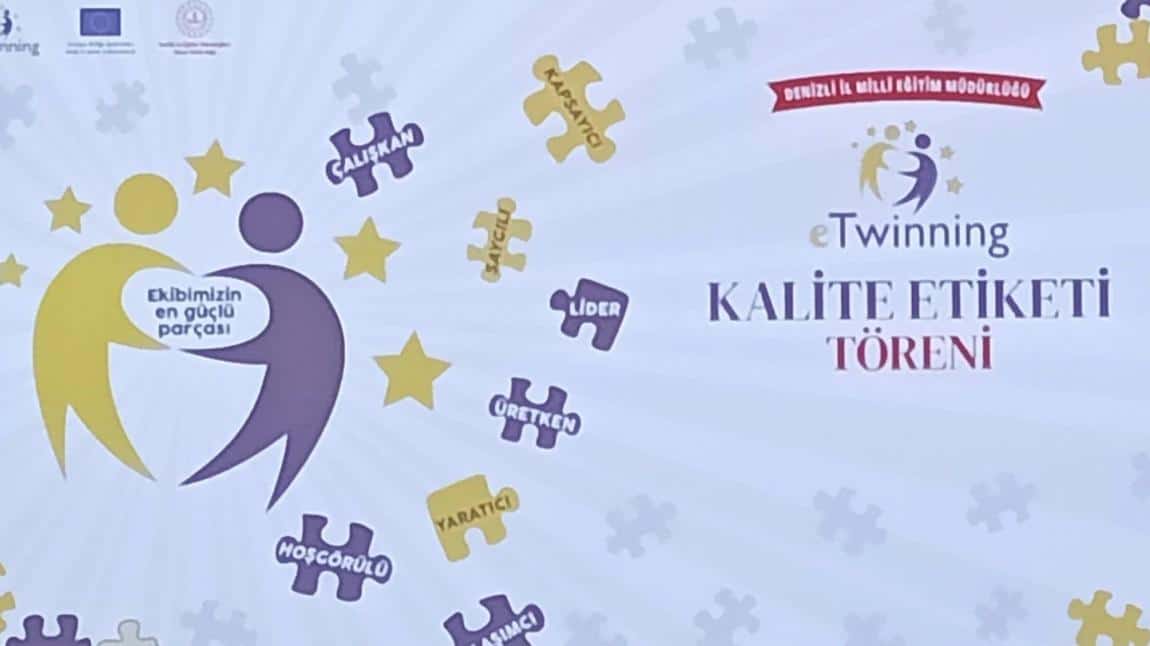 eTwinning Projesi Kalite Etiketi Töreni büyük bir coşkuyla gerçekleştirildi